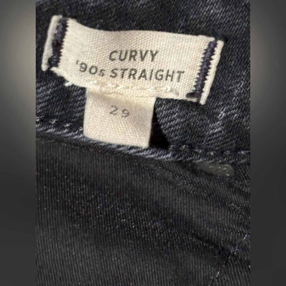 Madewell Jeans Women’s Size 30 Curvy 90s Straight Jeans - Picture 8 of 9